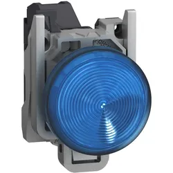 Schneider Electric XB4BVBM6GEX Komplettes Leuchtmelder, Harmony XB4, Explosive Atmosphäre, blaue LED 24 240V