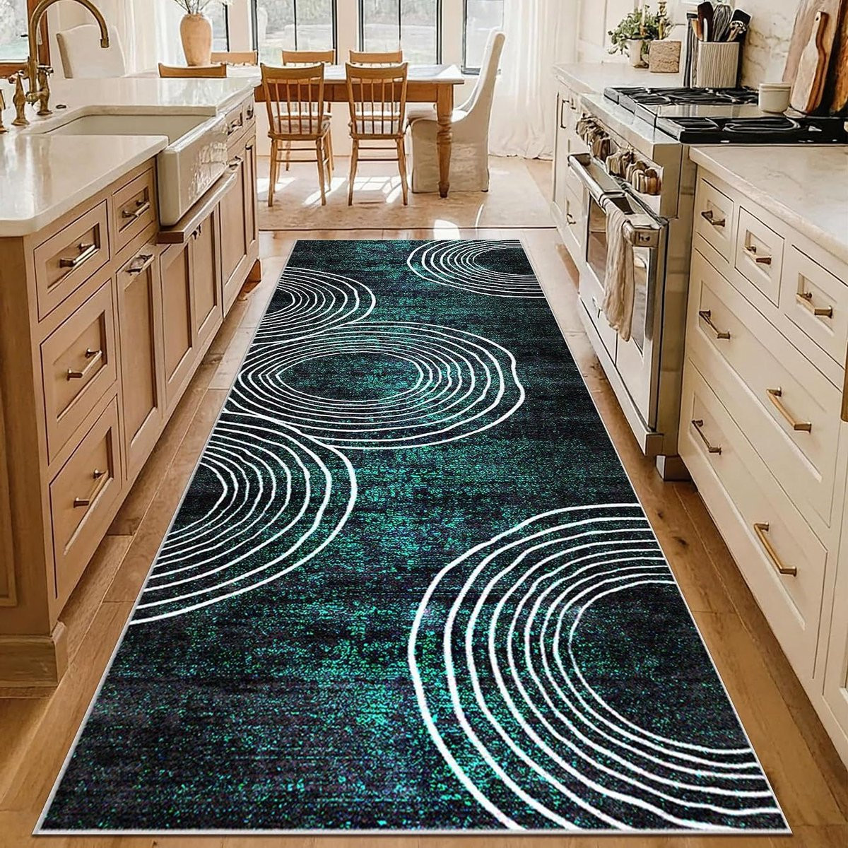 Antislip Keuken Runner Gangloper Tapijt voor Hal, Keuken of Woonkamer - 100 x 400 cm