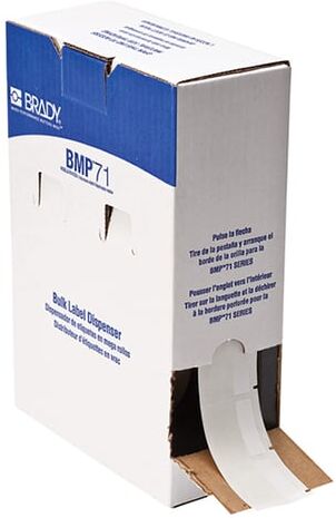 Brady BM-32-427 etiquetas de vinil laminado brancas 38,10 mm x 38,10 mm