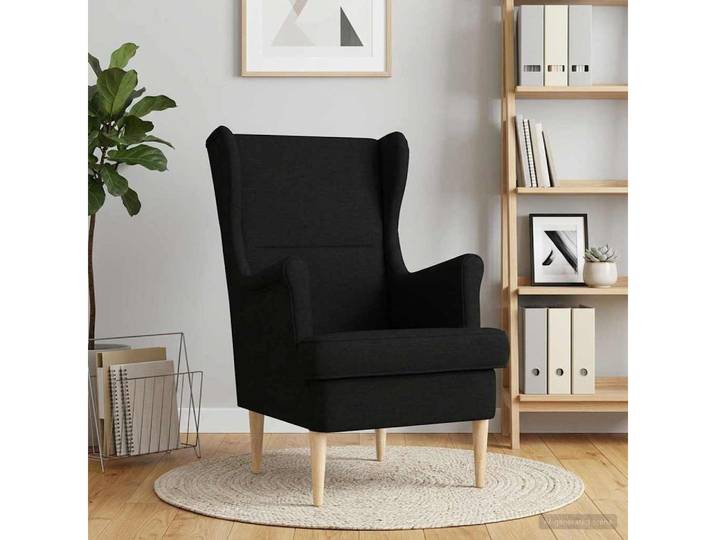 vidaXL Sessel vidaXL Sessel Schwarz Stoff