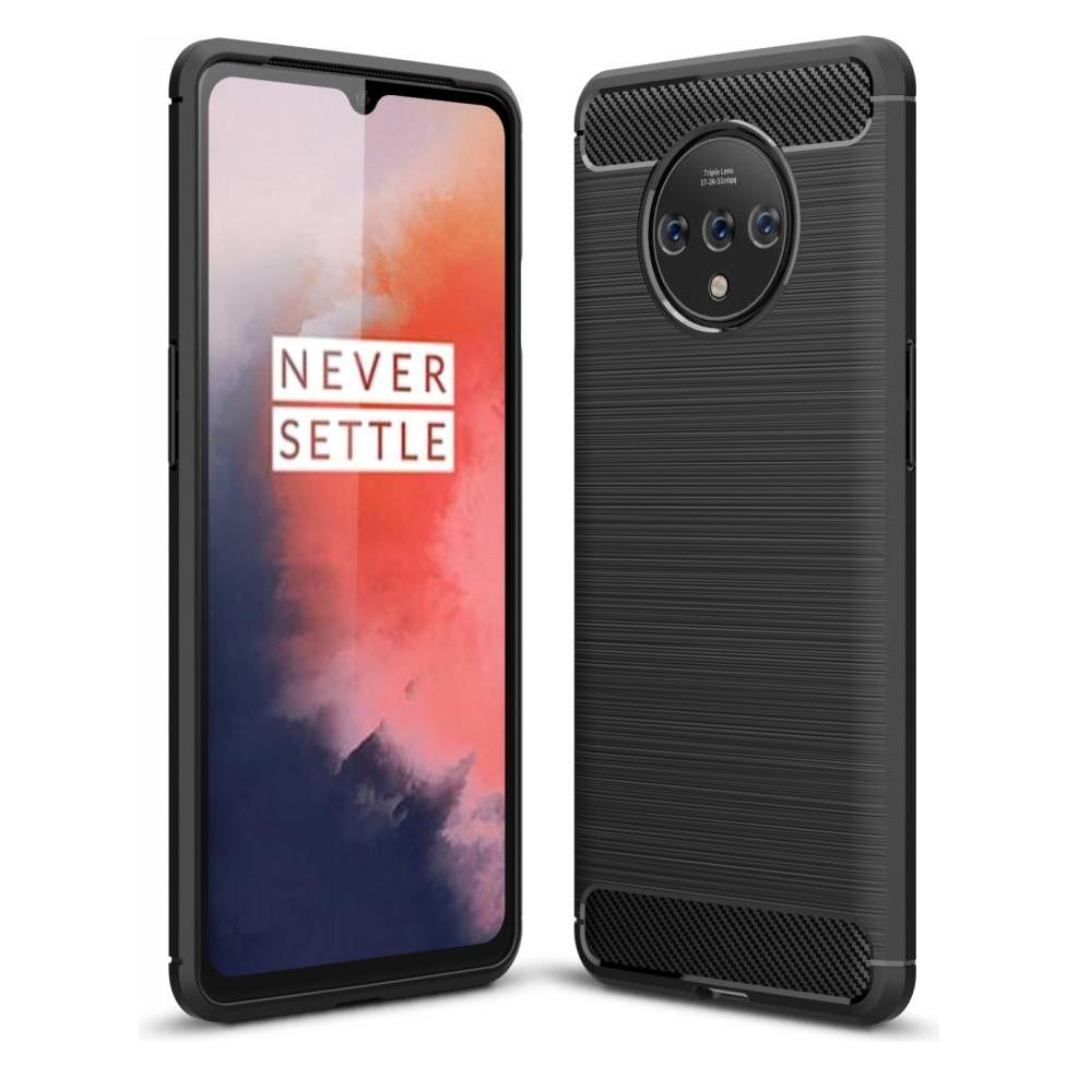 Screenguard OnePlus 7T Hülle Carbon Brushed Soft TPU (OnePlus 7T) (00025593)