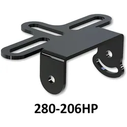 Highsider Pro Akron-RS Pro Universal, Kennzeichenhalter - Schwarz