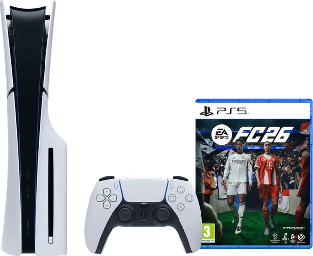PlayStation 5 Slim Disc Edition met EA Sports FC 26