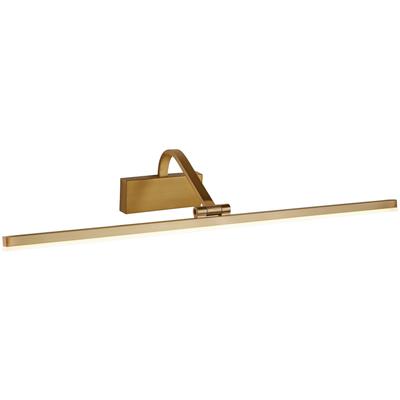 SEARCHLIGHT Bilderleuchte "Bilbao Picture Light", gold (satin, messing), 1, H: 11cm, 1 Stk., Leuchten