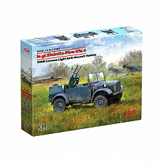 ICM - le.gl.Einheits-Pkw Kfz.4 - WWII German Light Anti-Aircraft Vehicle - 1:35 - 253 Teile 307014