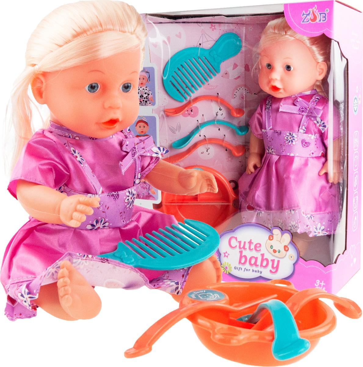 Interactieve pop met accessoires die praat en lacht van Top Gift