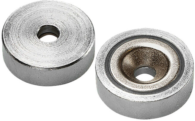 Aimant plat avec taraudage, Néodyme,⌀: 25 mm ; nVent HOFFMAN (E1002)