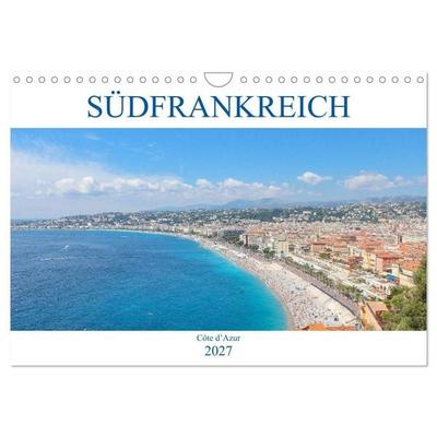 Südfrankreich - Côte d’Azur (Wandkalender 2027 DIN A4 quer), CALVENDO Monatskalender