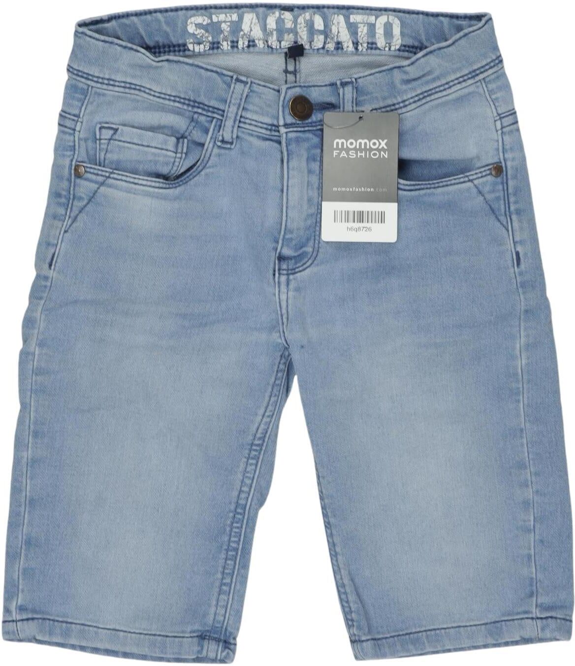 Staccato Jungen Shorts, Hellblau, Gr. EU 128, Baumwolle / Synthetik / Elasthan - Second Hand