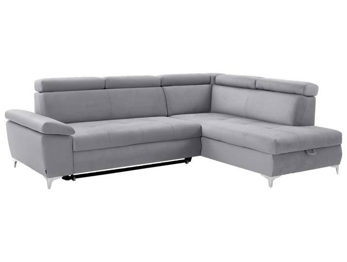 Osca Ecksofa RAUL, silber, Stoff