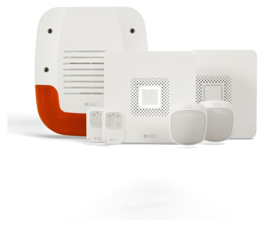 DELTA DORE Tyxal+ Pack Optimal Vernetztes Alarmsystem für Einbruchschutz