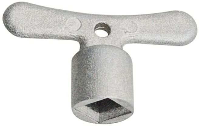 KIRCHHOFF Clé à douille Carré, chrome, 6 mm, pour tête de clé à douille (986183148)
