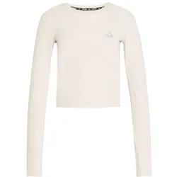 Adidas Damen Run Essence Lonsgsleeve XS beige