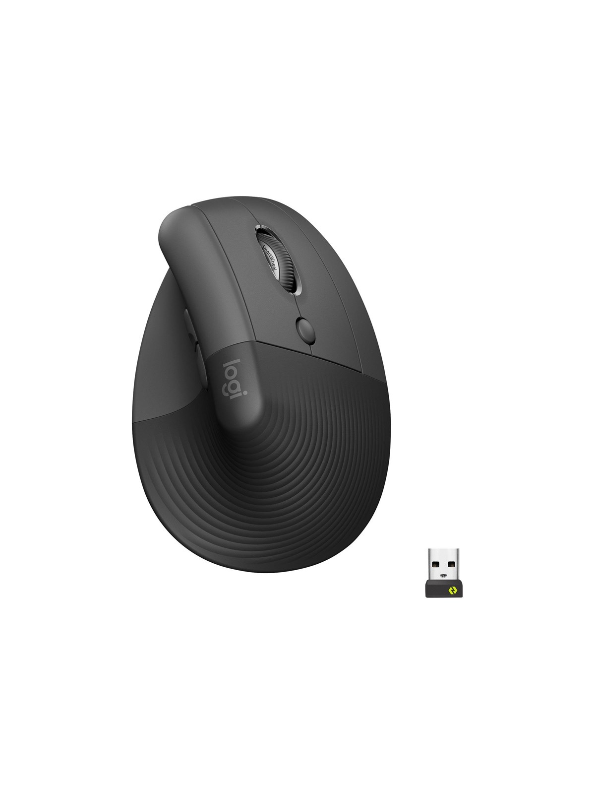 Logitech Lift for Business - Right Handed - Graphite - Ergonomische Maus (Schwarz)