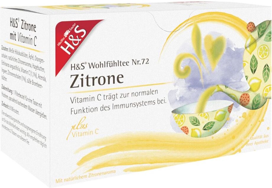 H&S Zitrone mit Vitamin C Filterbeutel
