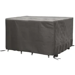 RATTATAN Wasserdichte Schutzhülle für Outdoor-Essgruppen mit UV-Schutz und Klettverschluss, ideal für Gärten und Hotels – 185 x 150 x 95 cm