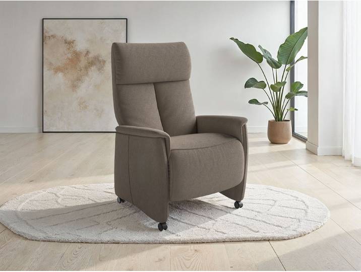sit&more TV-Sessel Cremona mit Kopfteilverstellung, weitere Funktionen, Ergonomie S: manuelle Fußstütze & Rückenlehne