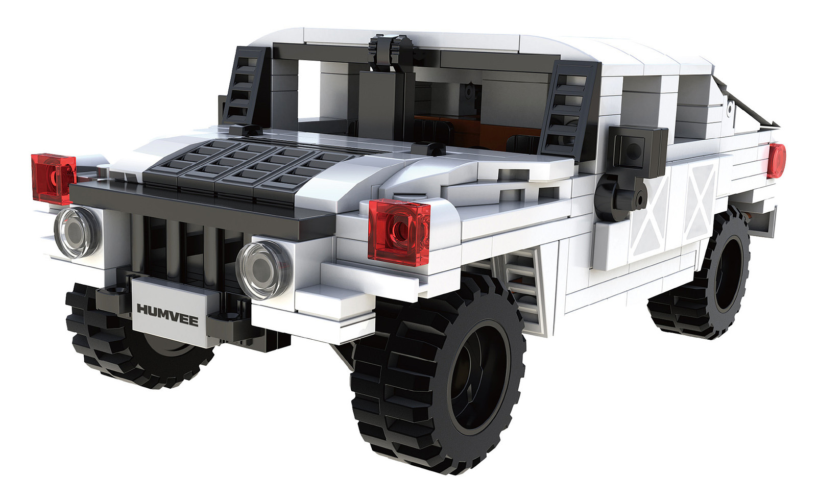 Jamara Germany Humvee 1:24 bouwset CaDA C55022W wit