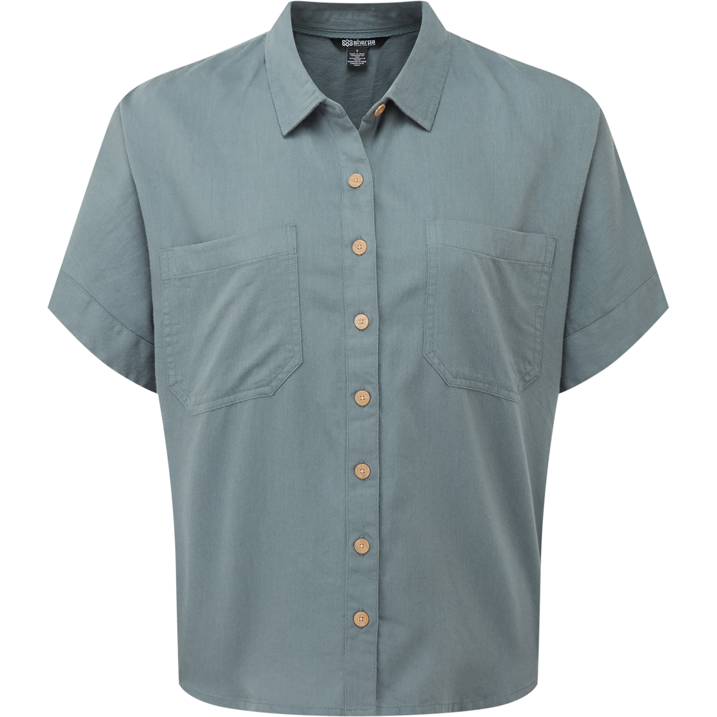 Sherpa Adventure Gear Palmo Damen Blusen blau Größe L Lifestyle Schnell trocknend Lyocell (Tencel)