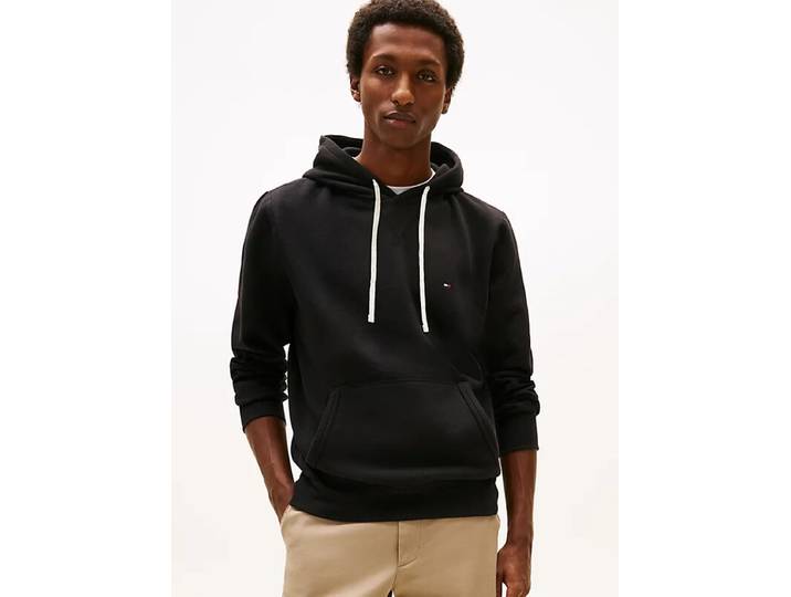 Tommy Hilfiger Essential fleece hoodie heren XS zwart