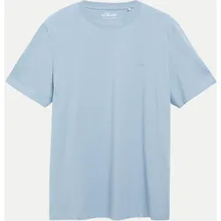 Basic T-Shirt Blau XL