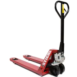 Stier, Fördertechnik, Gabelhubwagen, Tragkraft 2500 kg, Gabellänge 1150 mm, Nylon-Reifen
