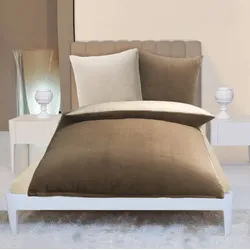 Gözze Wendebettwäsche in Cashmere-Qualität taupe/wollweiß 300 g/m2 Standard Bettbezug 135x200, Kissenbezug 80x80cm