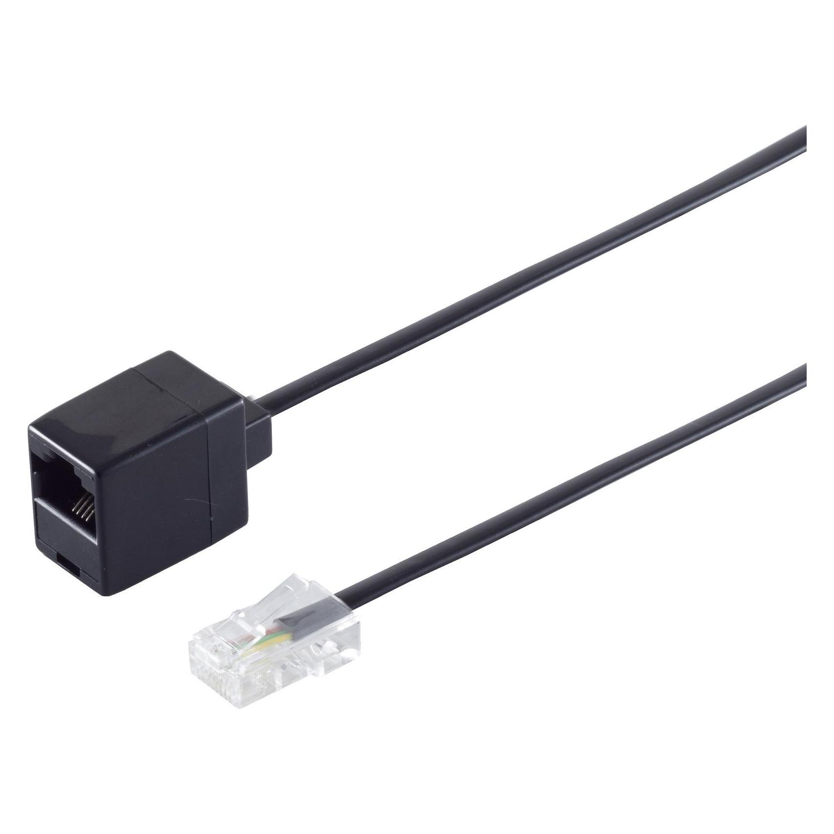 Shiverpeaks S/CONN maximum connectivity Modular RJ ISDN Telefon-Verlängerung-Western-Stecker 6/6 auf Western-Kup (70230-6/6)