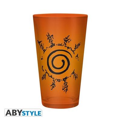 NARUTO SHIPPUDEN - Large Glass - - Konoha & Seal - box
