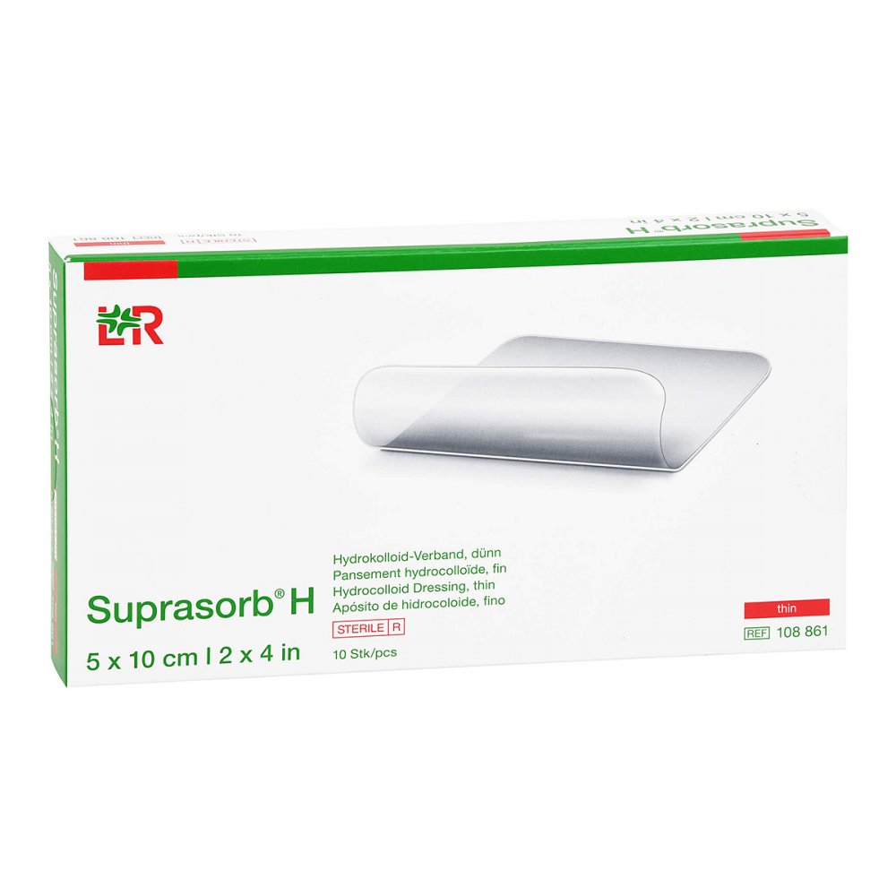 Lohmann & Rauscher GmbH & Co.KG Suprasorb H Hydrokoll.verb.dünn 5x10 cm 15563335