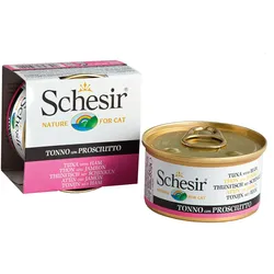 Schesir Cat Jelly Thunfisch mit Schinken 24x85 g