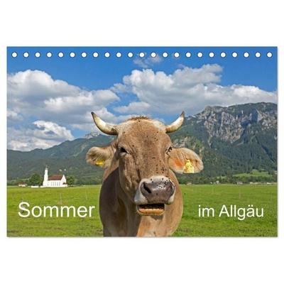 Sommer im Allgäu (Tischkalender 2027 DIN A5 quer), CALVENDO Monatskalender