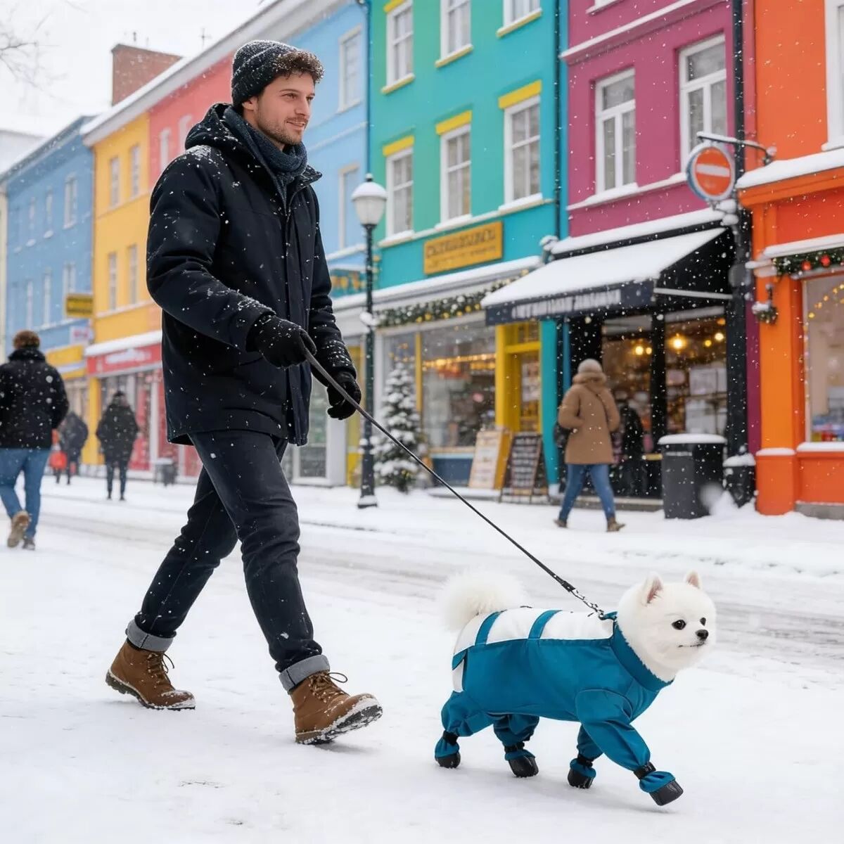 INF Pantalon Imperméable Intégral pour Chien - Combinaison Anti-Saleté pour Animaux XXL