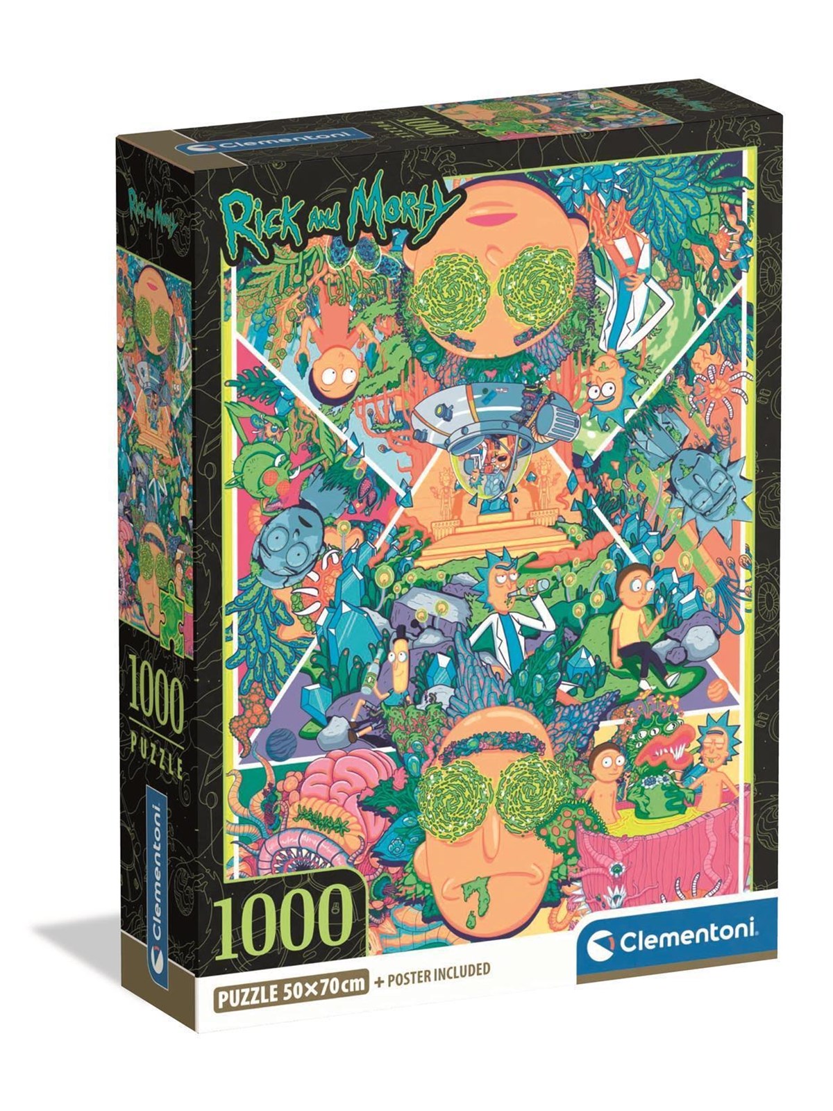 Clementoni Puzzle Rick & Morty 2 - Compact Box 1000 pieces 2D Puzzles