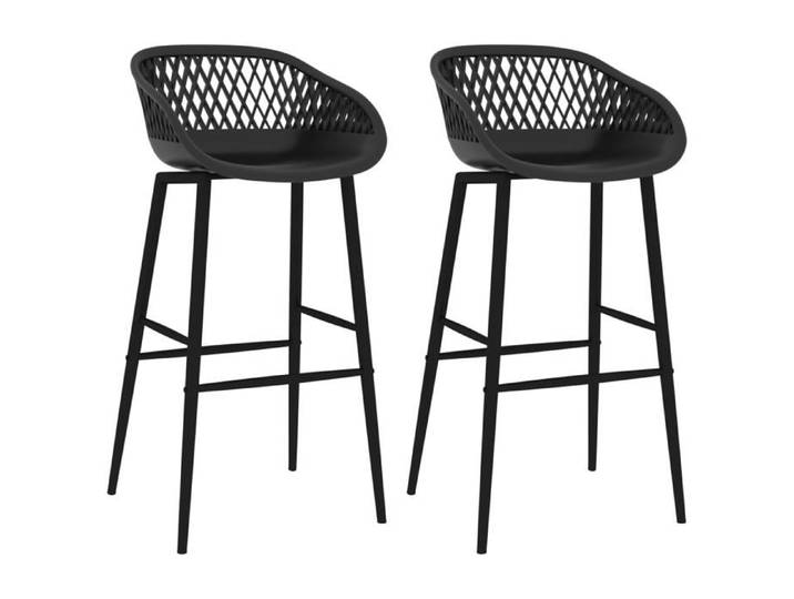 SALE 2026  Tabouret/Chaise de bar Noir - Chaises de bar lot de 2 noir PRO186016680