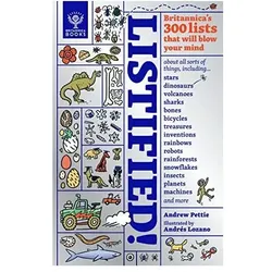 Listified!, Kinderbücher von Andrés Lozano, Britannica Group, Andrew Pettie, Britannica Group Pettie