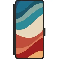 Nivocase Klapphülle für Samsung Galaxy S25 Ultra Handyhülle aus Kunst Leder NIVOflip schwarz Farbe (Samsung Galaxy S25 Ultra), Smartphone Hülle, Schwarz