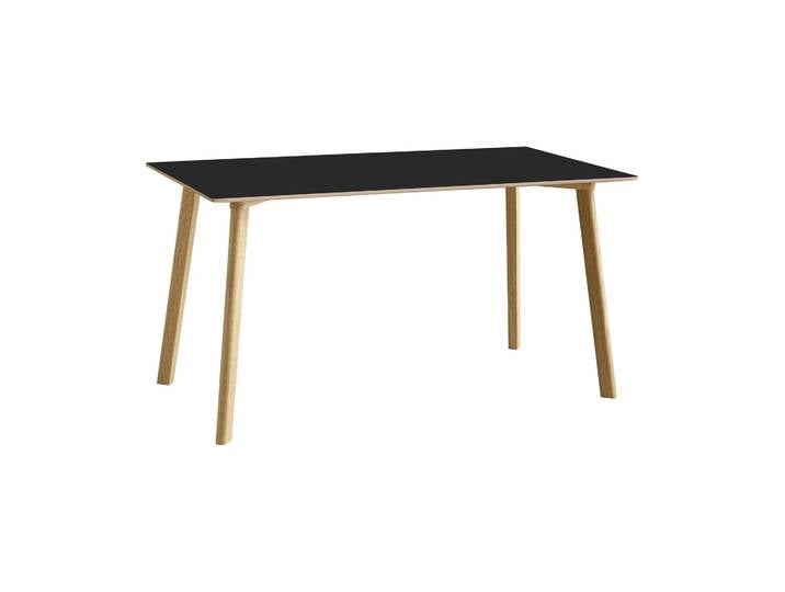 HAY CPH210 Deux 2.0 Tisch 75x140 cm Black laminate-lackierte Eiche