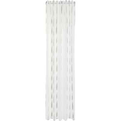 Gardine HOMING "Steen" Gr. 1, grün, B:140cm H:245cm, Scherli, Polyester, Gardinen, Gardine, Farbverlauf, Streifen, transparent, Wohnzimmer