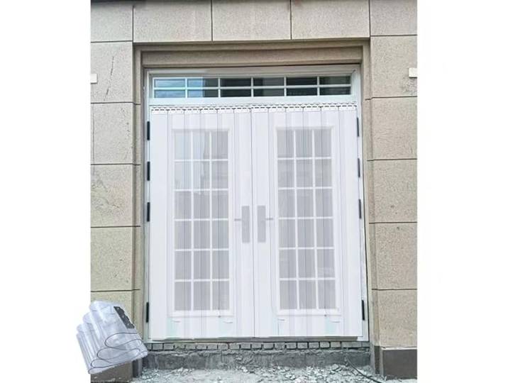Gefrierschrank-Vorhangset, transparentes, glattes PVC-Vorhangset, Isoliervorhänge für alle Jahreszeiten WGHGCF(2.0mm,1.34x2.4M)