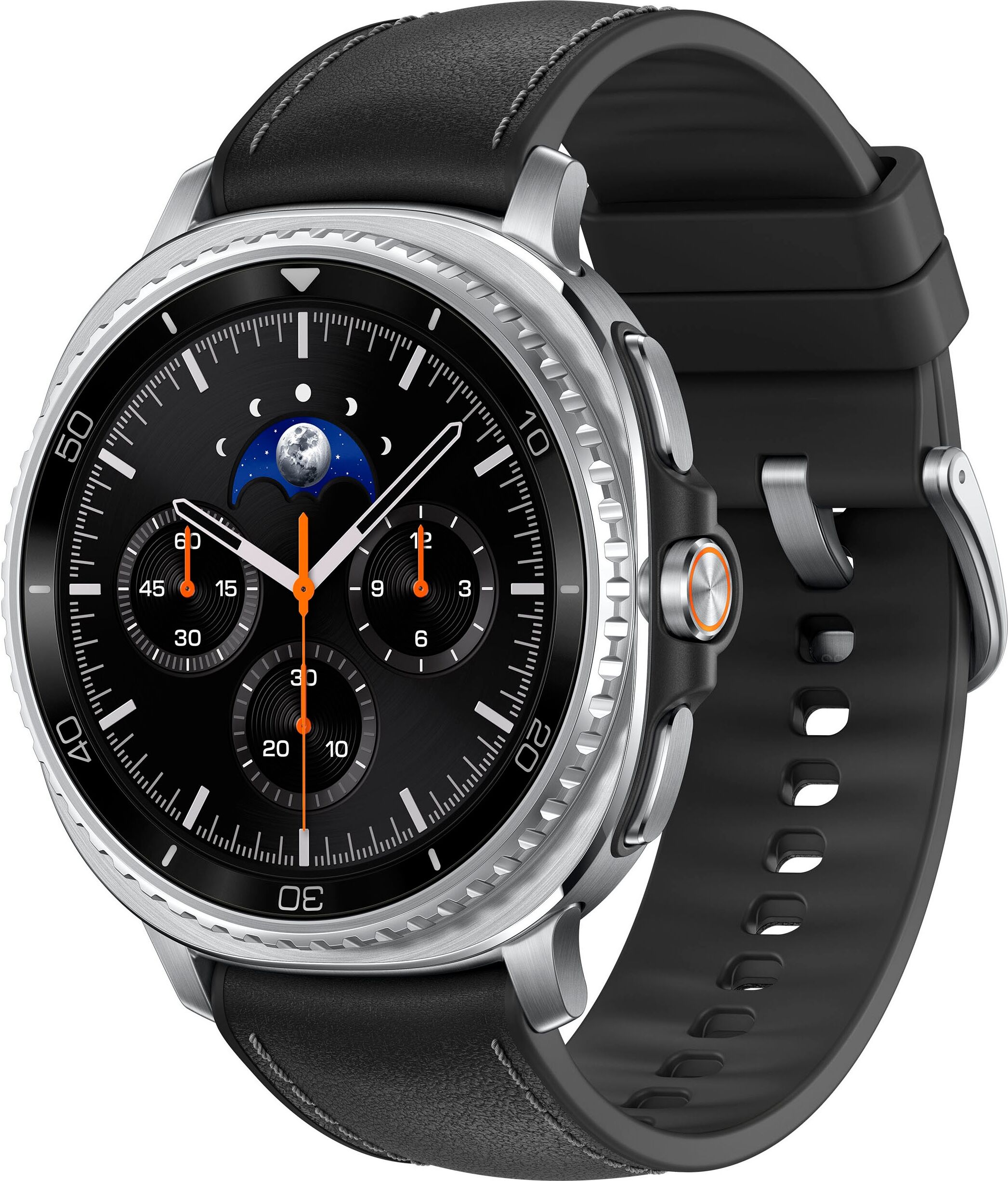 Smartwatch SAMSUNG "Galaxy Watch 8 Classic", schwarz, Smartwatches, 46mm, ohne eSIM, wechselbar, Smartwatch schwarz 46mm, ohne eSIM, wechselbar