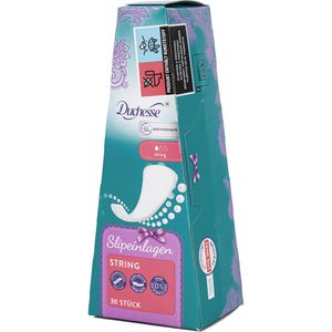 Duchesse Slipeinlagen String, leicht, ohne Duft, 30 Stück