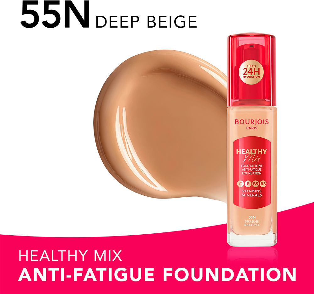 Bourjois Healthy Mix base de maquillaje #55N-Deep Beige 30ml