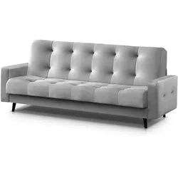 3-SITZER Schlafsofa Nancy Bis hellgrau
