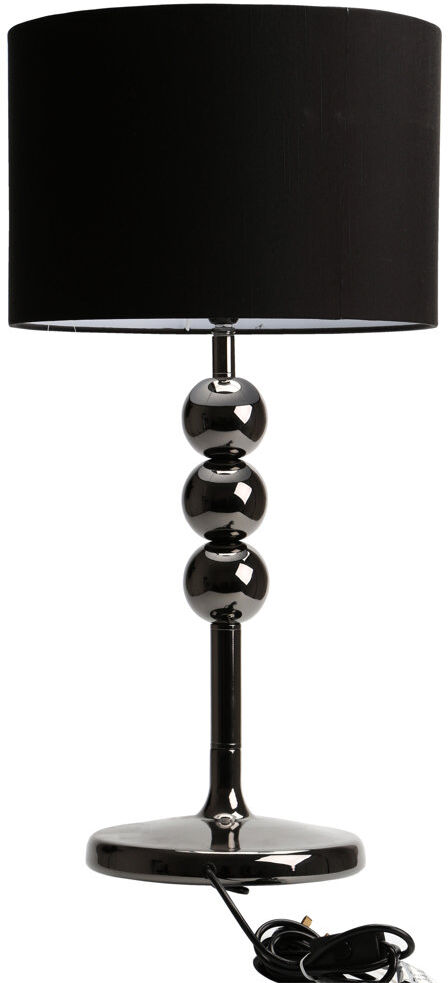 Fairmont Park Crystal Table Lamp Black 66cm H X 34cm W X 34cm D
