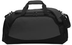 Port Authority BG801 Medium Active Duffel in Dark Charcoal/Black size OSFA   Canvas