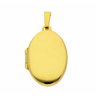 Kettenanhänger ADELIA´S "Damen Goldschmuck 585 Gold Medaillon Anhänger", gold, Schmuckanhänger, Damen, Gold, Kettenanhänger, 585 Gold Goldschmuck für Damen
