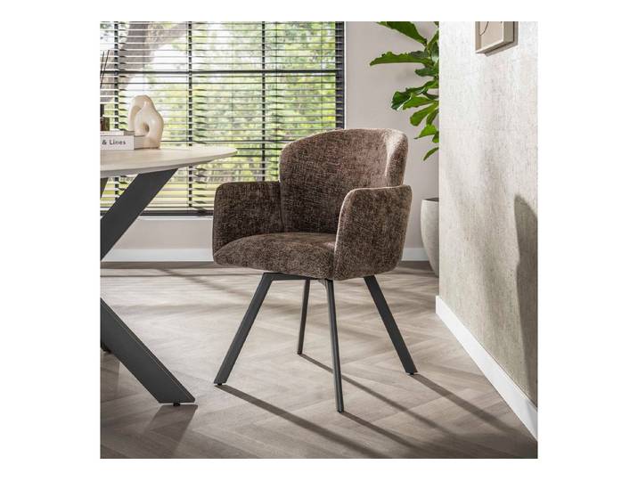 LEVEN Lifestyle Drehstuhl 2´er Set Esszimmerstuhl DARVIN drehbar 360° Stühle