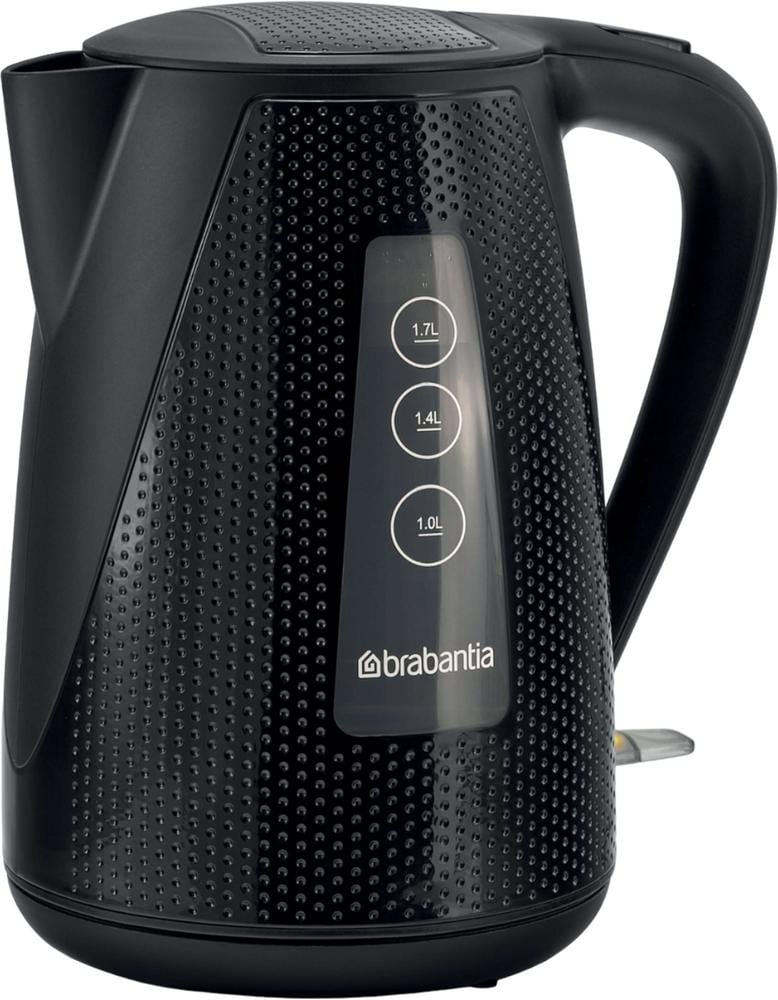 Brabantia Waterkoker Zwart BBEK1013KBK met RVS en Kalkfilter