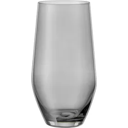 6x Bohemia Cristal Longdrinkglas Nora 420ml, Trinkgläser, Grau